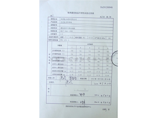 檢驗(yàn)報告